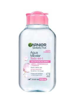 AGUA MICELAR GARNIER DE 100 ML TODO EN UNO