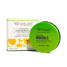POLVO COMPACTOS MINERALS CON FILTRO SOLAR RAQUEL